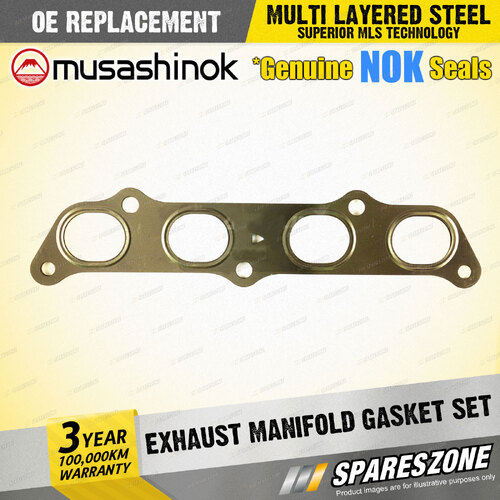 Exhaust Manifold Gasket Set for Toyota Celica ZZT231R 1.8L I4 16V 11/99-03/03
