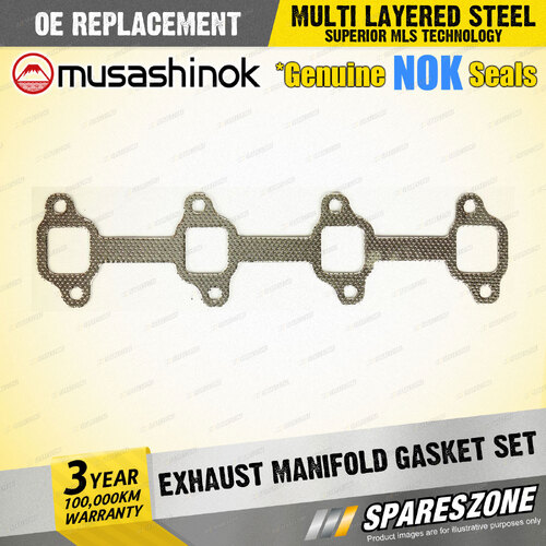 Exhaust Manifold Gasket Set for Toyota Landcruiser BJ 42 45 60 61 Coaster Dyna