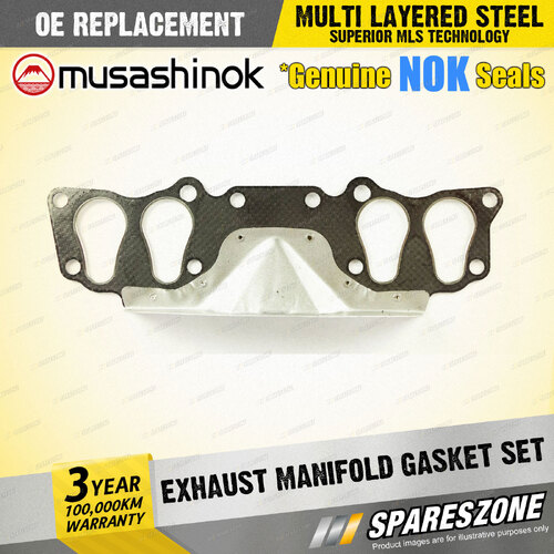 Exhaust Manifold Gasket Set for Toyota Hilux RN 66 85 90 104 106 118 138 Coaster