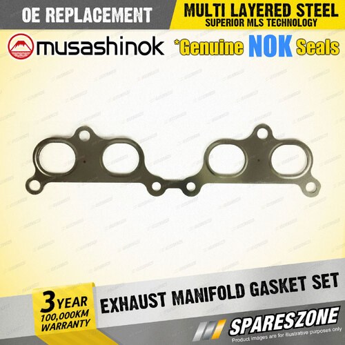 Exhaust Manifold Gasket Set for Toyota Landcruiser RZJ 90 95 120 2.7L I4 16V