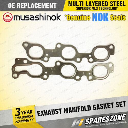 Exhaust Manifold Gasket Set for Toyota Landcruiser FZJ 75R 78R 79R 80R 105R I6
