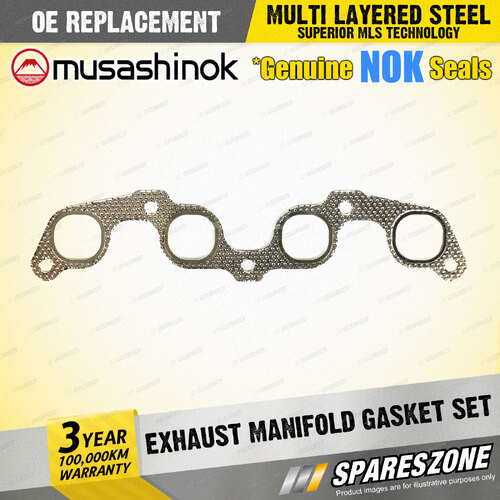 Exhaust Manifold Gasket Set for Volkswagen Polo 6N 1.6L I4 8V 10/1996-10/2000