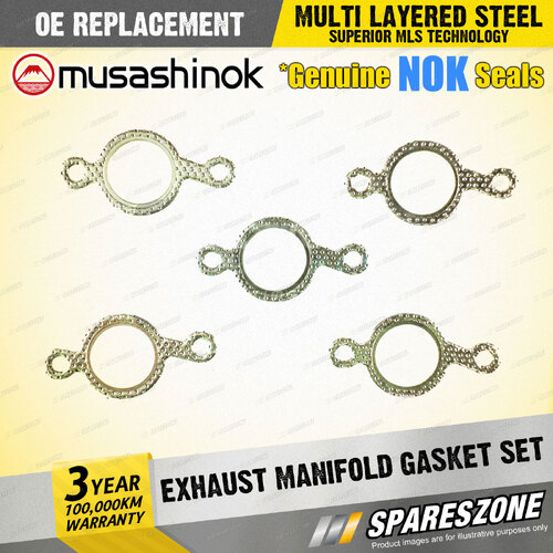 Exhaust Manifold Gasket Set for Volvo 850 S70 V70 P80 2.4L I5 10V 1991-1998