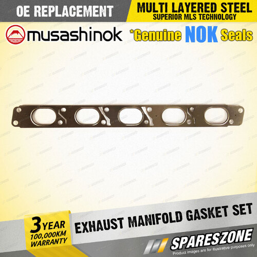 Exhaust Manifold Gasket Set for Volvo C30 C70 S40 V50 T5 2.4L 2.5L I5 20V 04-15