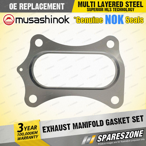 Exhaust Manifold Gasket Set for Honda City GM Jazz GK GF 1.5L I4 16V 2014-2021