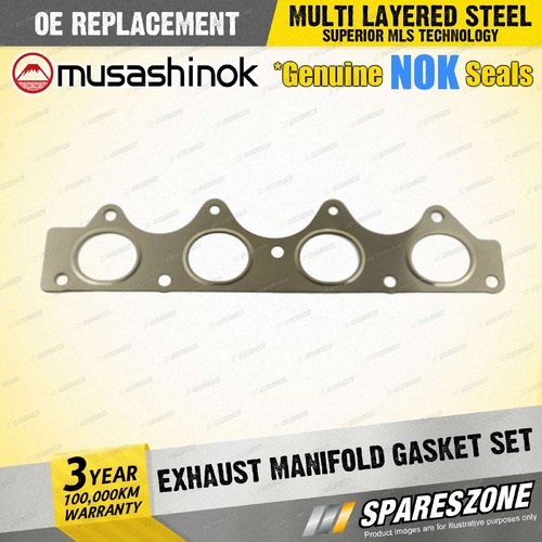 Exhaust Manifold Gasket Set for Kia Rio UB 1.4L 1.6L G4FA G4FD I4 16V 11-17