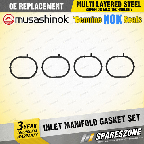 Intake Manifold Gasket Set for Kia Picanto Si TA 1.2L G4LA I4 16V Hatch 11-16