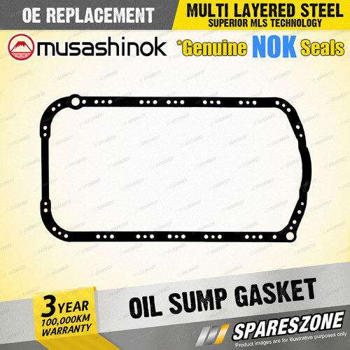 Oil Sump Gasket for Honda Accord CB CE CD Odyssey RA Prelude BA BB I4 16V