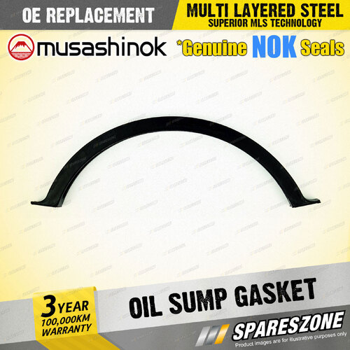 Musashinok Rear Oil Sump Gasket for Toyota Corona XT130 I4 8V 1.9L 1979-1983