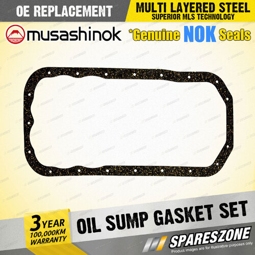 Oil Sump Gasket Set for Ford Courier PB PC Econovan JG JH Telstar AR AS AT AV I4