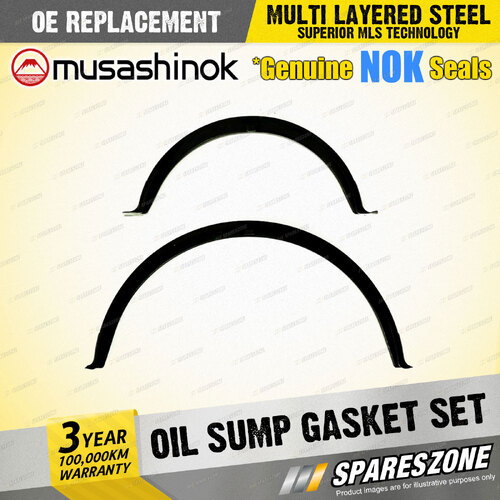 Oil Sump Gasket Set for Nissan 180SX S13 Exa N13 Silvia S13 Gazelle S12 I4 86-91