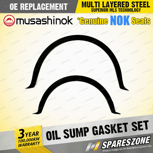 Oil Sump Gasket Set for Nissan Pathfinder D21 R50 Maxima J30 Fairlady Z31 V6 12V