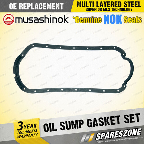 Oil Sump Gasket Set for Toyota Corolla KE30 KE35 KE50 I4 8V 1.2L 08/1974-03/1978