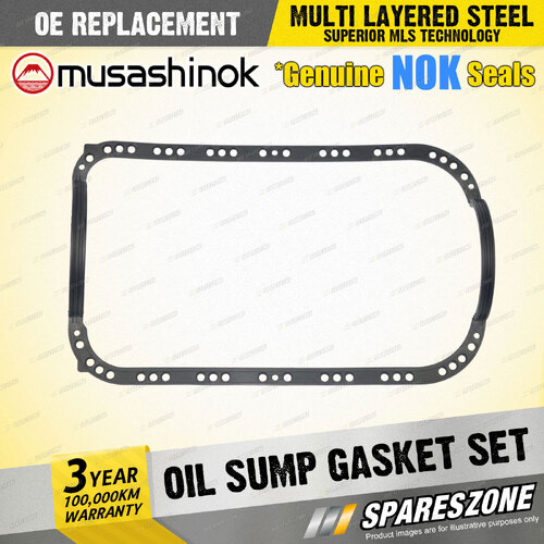 Oil Sump Gasket Set for Honda Accord AC AD CA Prelude AB BA I4 12V 1982-1989