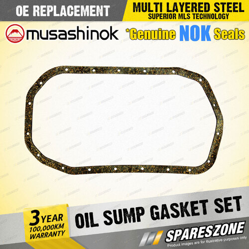 Oil Sump Gasket Set for Mitsubishi L200 MC MD L300 SD SC SB SE Starwagon Cordia
