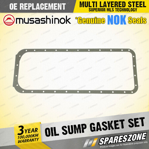 Oil Sump Gasket Set for Toyota Landcruiser HJ 47 50 60 61 75 HDJ82 Dyna HU 40 50