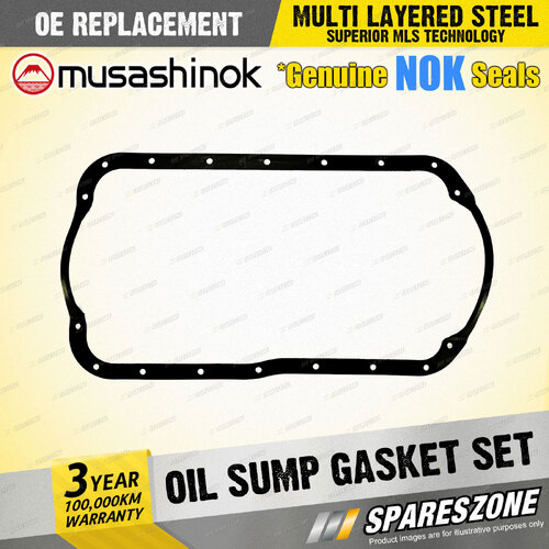 Oil Sump Gasket Set for Nissan 300ZX Z31 300C Y30 Fairlady Z31 V6 12V 1984-1989