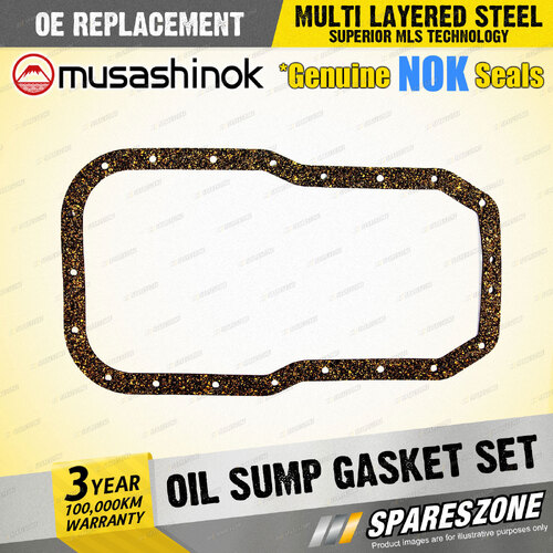 Oil Sump Gasket Set for Holden Apollo JK JL JM JP I4 16V 08/1989-05/1997