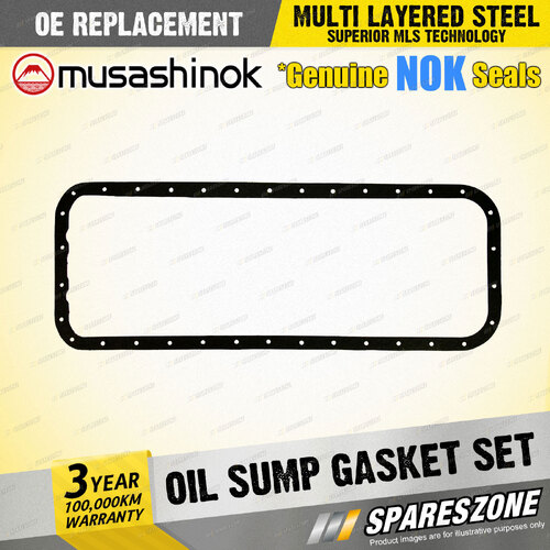Oil Sump Gasket Set for Nissan Patrol GQ GU Y61 Civilian W40 W41 I6 12V 88-04