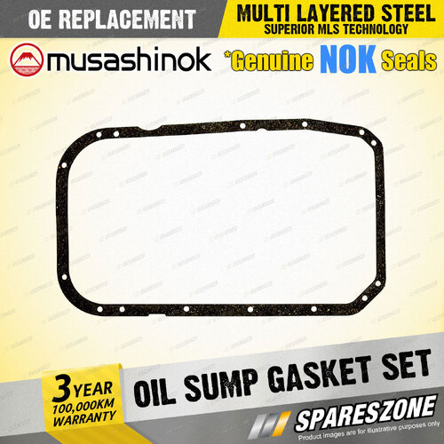 Oil Sump Gasket Set for Mitsubishi Pajero NF NG NK NJ NH Magna TR TS V6 88-97