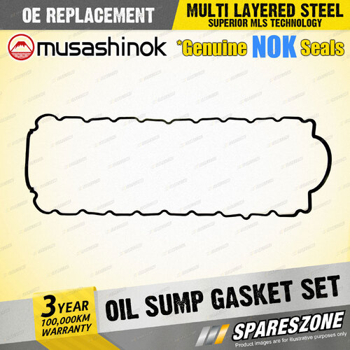 Oil Sump Gasket Set for Ford Falcon Fairlane Fairmont LTD AU I6 12V 1998-2003