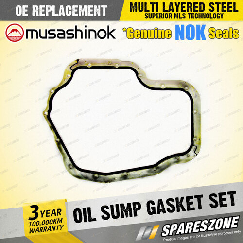 Lower Oil Sump Gasket Set for Holden Astra AH TR TS Vectra JR JS JS2 I4 96-10