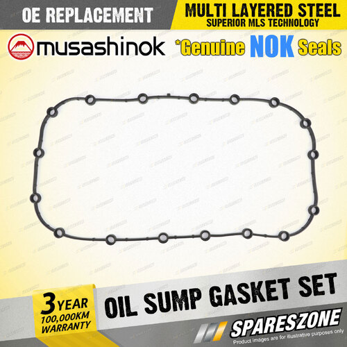 Oil Sump Gasket Set for Holden Calibra YE Vectra JS ZC V6 24V 08/1995-12/2006