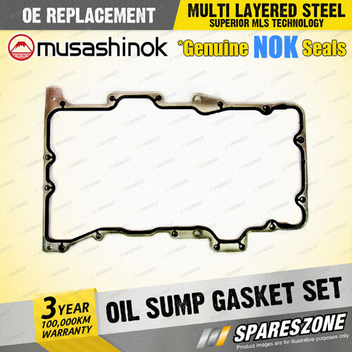 Oil Sump Gasket Set for Ford Escape BA ZA ZB V6 24V 3.0L 150KW 02/2001-10/2003