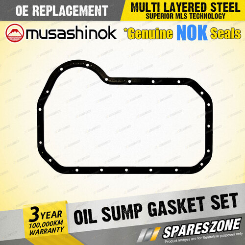 Oil Sump Gasket Set for Volkswagen Golf MK3 Passat B4 Vento TYPE3 I4 1994-2003
