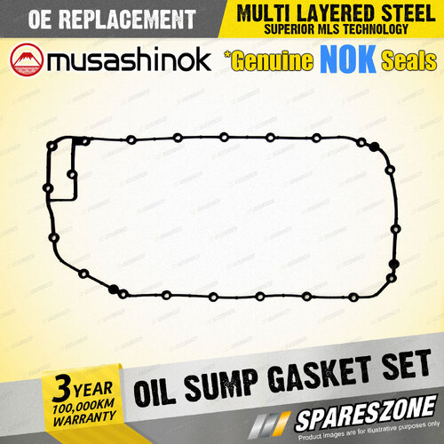 Oil Sump Gasket Set for BMW 316i E36 318Ci 318i E46 1.6L 1.9L I4 8V 1995-2001