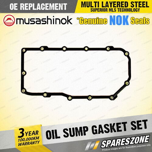 Oil Sump Gasket Set for Chrysler Neon JA JB PT Cruiser PG PT 2.0L I4 16V 96-04