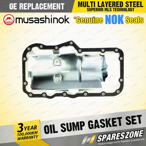 Oil Sump Gasket Set for Jeep Cherokee KK KJ Grand Cherokee WH 3.7L V6 12V 01-13