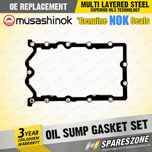 Oil Sump Gasket Set for Mini Cooper R50 R52 Cooper S R52 R53 One R50 1.6L I4 16V