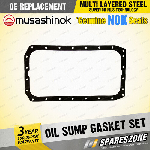 Oil Sump Gasket Set for Mitsubishi Fuso Canter FE FG 3.3L 3.6L 3.9L 4.2L I4 8V