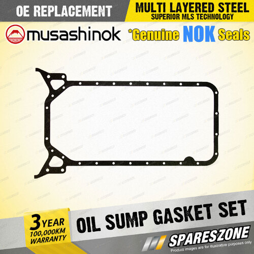 Oil Sump Gasket Set for Ssangyong Actyon A230 C100 Korando Musso 2.3L I4 16V