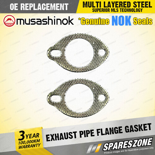 2 x Exhaust Pipe Flange Gaskets for Holden Captiva CG CD26 3.0L V6 24V 2011-2019