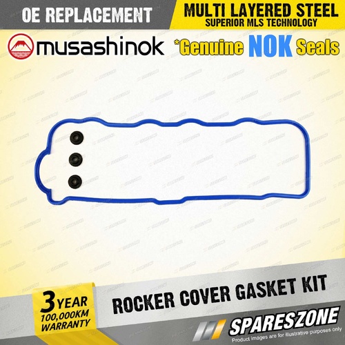 Rocker Cover Gasket Kit for Toyota Corolla AE82 1.6 I4 8V 4 Door 1985-1989