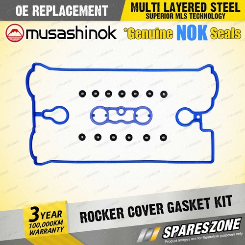 Rocker Cover Gasket Kit for Toyota Celica ST185 MR2 SW20 2.0 I4 16V 2 Door