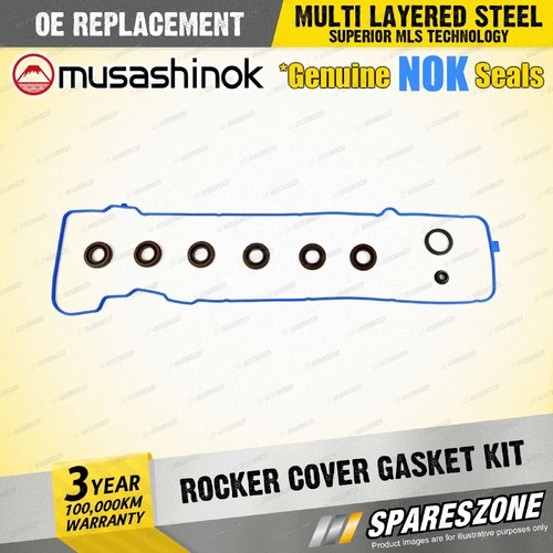 Rocker Cover Gasket Kit for Toyota Landcruiser FZJ75 FZJ80 4.5 I6 24V 1992-1998