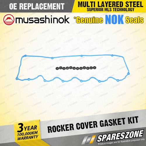 Rocker Cover Gasket Kit for Toyota Landcruiser HDJ80 4.2 I6 24V 4 Door SUV