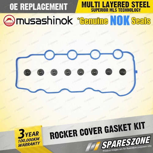 Rocker Cover Gasket Kit for Honda Jazz GD1 1.3L L13A1 I4 8v 61KW SOHC FWD 02-08