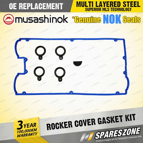 Rocker Cover Gasket Kit for Hyundai Lantra J1 Sonata Y3 1.8 2.0L I4 16v 91-94