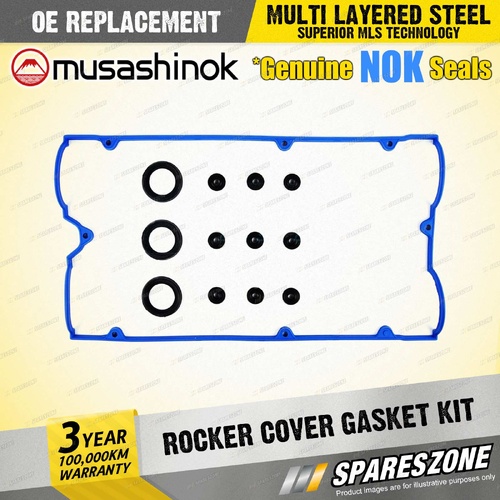 Rocker Cover Gasket Kit for Mitsubishi FTO DE3A Galant HJ 2.0L 6A12 V6 24v 92-01