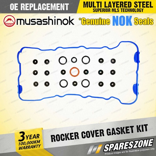 Rocker Cover Gasket Kit for Nissan NX NXR B13 Pulsar N14 N15 Serena C23 I4 16v
