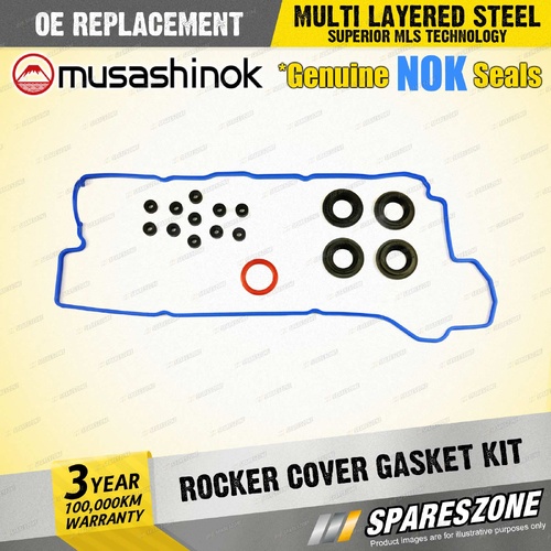 Rocker Cover Gasket Kit for Nissan Pulsar N14 1.6L GA16DE I4 16v 81KW 82KW 91-95