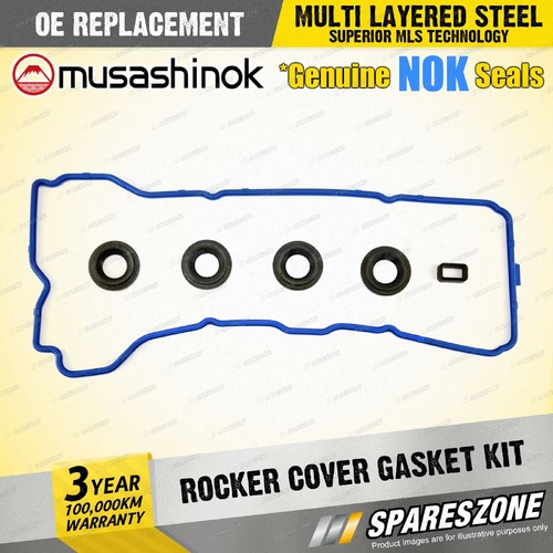 Rocker Cover Gasket Kit for Nissan Pulsar N16 1.8L QG18DE I4 16v 92KW 2002-2006