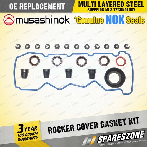 Rocker Cover Gasket Kit for Nissan Navara D40 Pathfinder R51 2.5L I4 16v 05-07