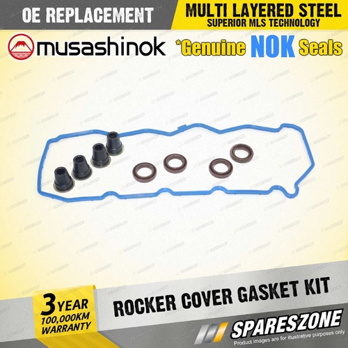 Rocker Cover Gasket Kit for Nissan Navara D22 D40 2.5L I4 16v Diesel 2002-2015