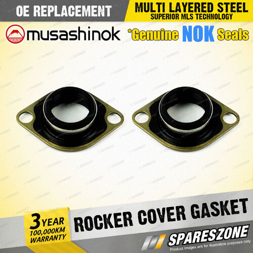 2 x Rocker Cover Gaskets for Ford Fairlane Fairmont BA BF I6 24V 09/2002-04/2008