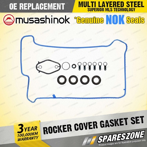 Rocker Cover Gasket Set for Toyota Corolla MZEA12R RAV 4 MXAA52R 2.0L I4 16V